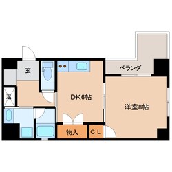 静岡駅 徒歩14分 6階の物件間取画像